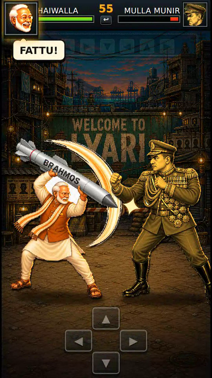 Chaiwalla unleashing the BrahMos special move against Mulla Munir